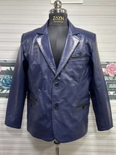 Blazer homme en cuir