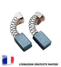 Paire de Charbons Balais Brosses Moteur Black & Decker 5 x 8 x 12mm G720 Carbone