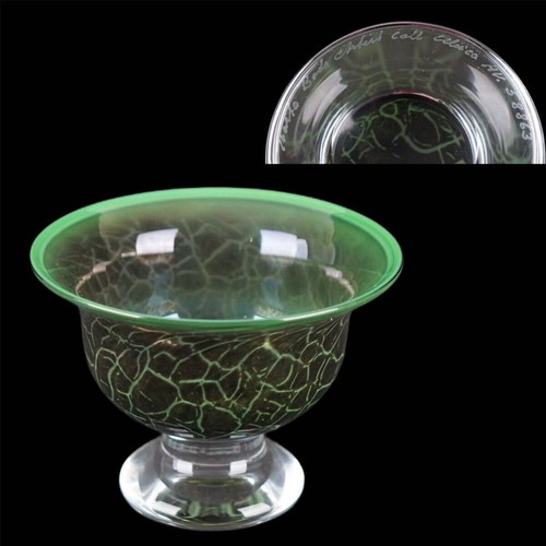 Bol verre pieds en - en, à