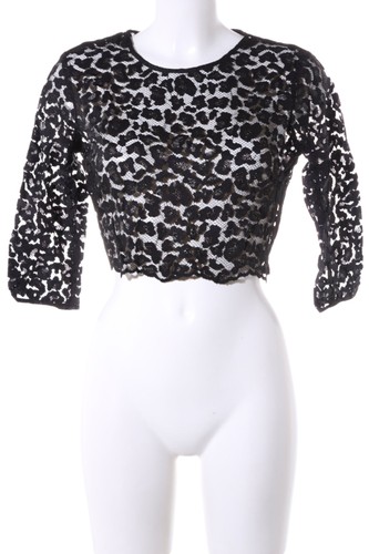 Zara basic blouse dentelle - basic,