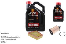 FEBI BILSTEIN Inspection set 6L Motul 8100 + X-propre 5W30 pour VW Polo 9N_ 1.4