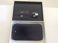 MONT BLANC PORTEFEUILLE DE VOYAGE VERTICAL AVEC POCHE ZIPPÉE ET PORTE-MONNAIE