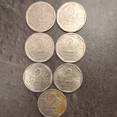 Lot pièces francs france - 7, 2