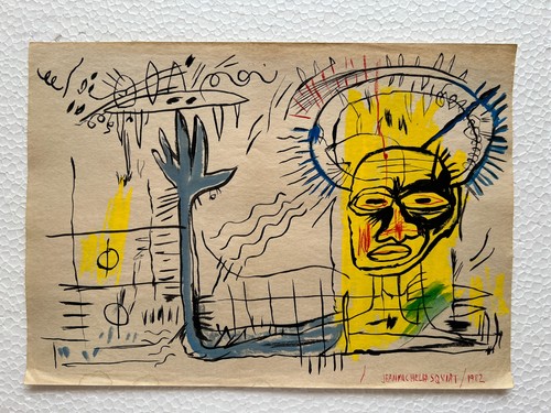 Dessin jean michel basquiat - dessin, jean-michel