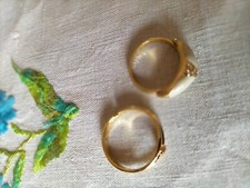 2 BAGUES fantaises  (POUR PETIT DOIGT)