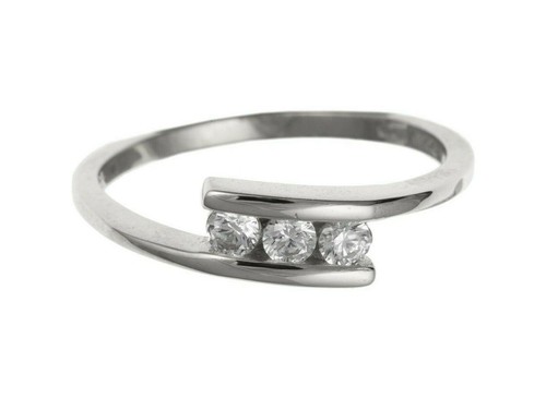 Bague croisée trois - , pierres