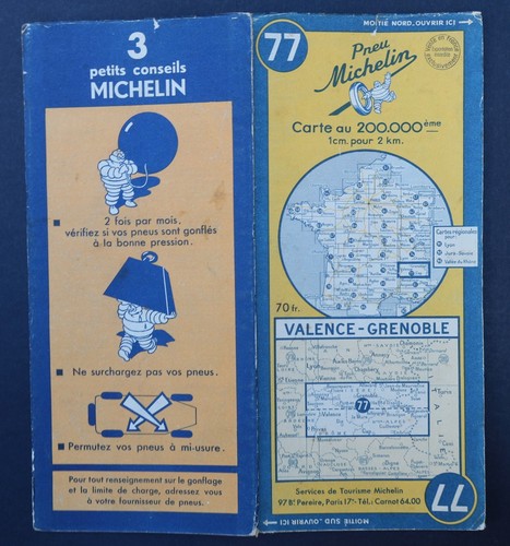 Carte michelin valence - carte,