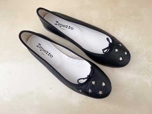 New repetto black leather - repetto,