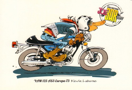 Carte postale moto yamaha - carte,