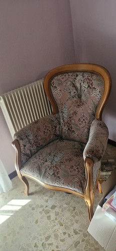 Fauteuil bergère style - , louis