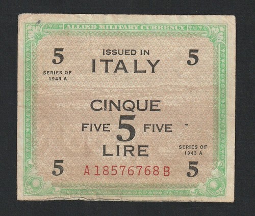 Ww2 lire italie 1943 - ww2,, lire,