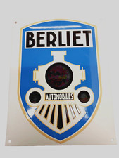 plaque émaillée BERLIET automobiles 