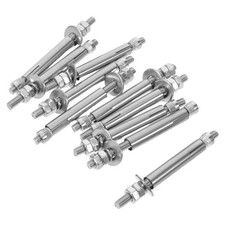  Lot de 10 chevilles d'expansion en acier inoxydable pour maçonnerie -