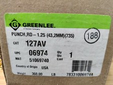 New Greenlee 127AV 43.2mm