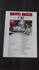 CATALOGUE BROCHURE MOTOS MOTO GUZZI V50