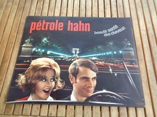 Publicité couleur cartonnée vintage pétrole hahn Champs élysées arc de triomphe
