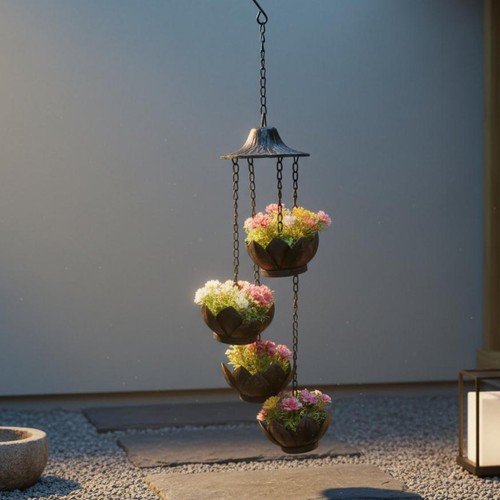 Pot fleurs suspendu en - pot,
