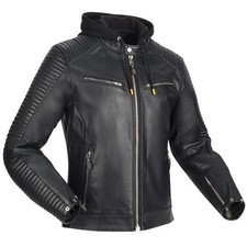 5% off Segura Dorian 2 Cuir à Capuche Classique Qualité Rétro Veste Moto AAA