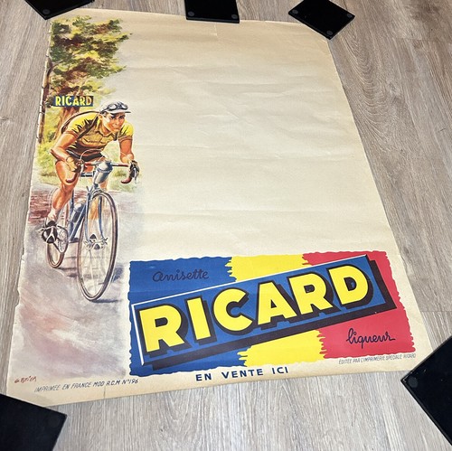 Ancienne affiche publicitaire - ancienne,