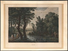 1818 Rare grande gravure