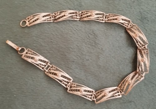 Ancien bracelet gourmette - gourmette, en