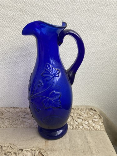 Ancien pichet cruche bleu - cruche,