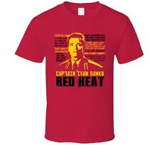 Red Heat Arnold Schwarzenegger 80s Movie Soviet T Shirt T shirt