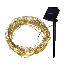 🏷️ Guirlande Solaire 4m 40 LED Extérieur Jardin Terrasse Déco Éco Neuf