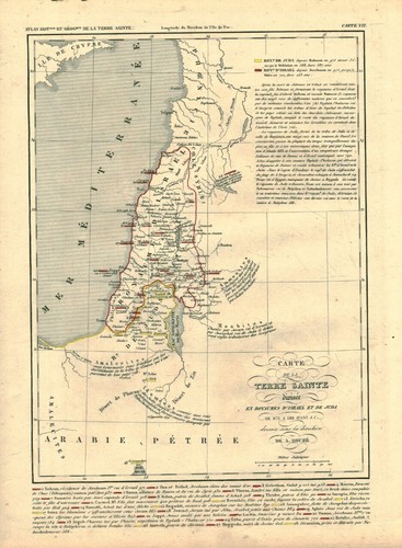 Gravure ancienne carte