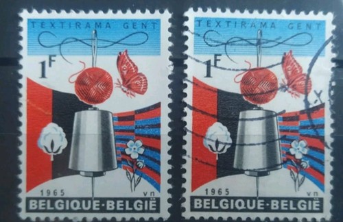 Timbres belgique papillon - 2,