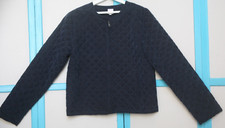 fille 14-16ans VESTE effet matelassé zippée   LITTLE KARLMARC JOHN   bleu marine