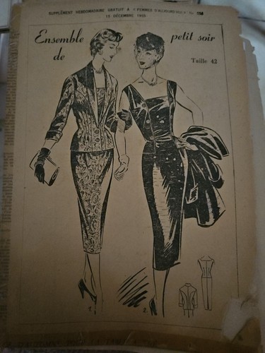 Ancien patron couture - ancien,