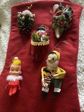 5 Décorations Sapin Noel Vintage à Suspendre.
