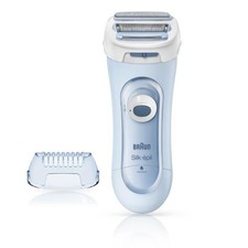 BRAUN Silk-épil Lady Shaver 5-160 Bleu Rasoir électrique Femme 3-en-1 Sans Fil
