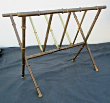 Porte revue laiton bambou