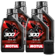 KIT D'ENTRETIEN 4L Motul 300V 10w40 Harley Davidson Xg A Street Road 750