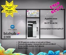 PHOTOCOPIEUR KONICA MINOLTA A3/A4 COULEUR COMME NEUF