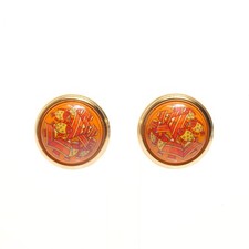 Boucle d'oreille HERMES Enamel