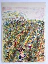 TERECHKOVITCH, La Treille Muscate : Les Vendanges, 1961. Lithographie originale