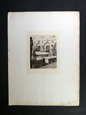 JULES ADELINE Eau-forte /