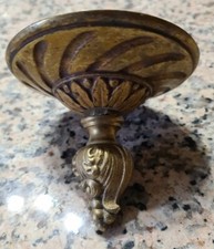 1 rosace bas lustre en bronze