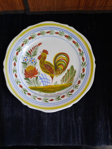 Ancienne assiette quimper - assiette,