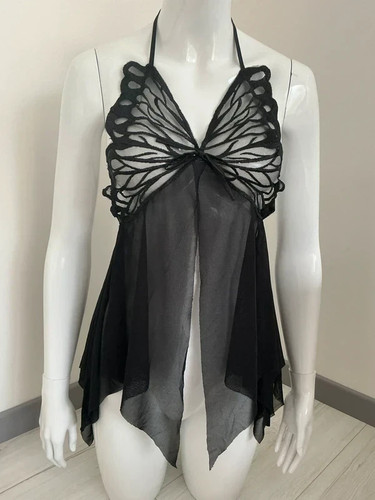 Nuisette sexy tulle noir - sexy,