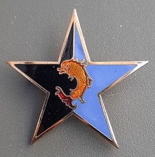 Insigne EGM 24/5 numéroté Gendarmerie Ski Montagne ORIGINAL Badge vintage