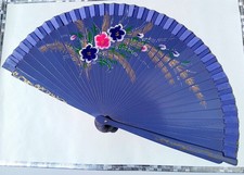 Ancien EVENTAIL en BOIS laqué