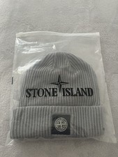 Bonnet Stone Island Neuf Avec Étiquette Gris