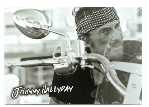 Johnny hallyday carte postale - hallyday,