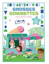 Livre Gommettes - Grosses Gommettes pour petites mains - L'été
