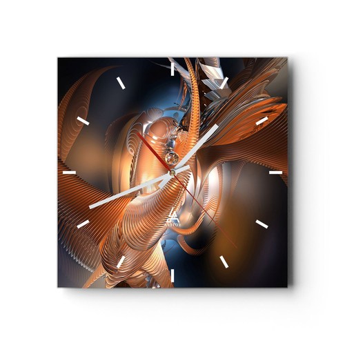 Horloge murale verre - murale, en