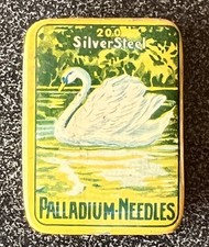Ancien Boîte Palladium needles Bureau années 1920 1930